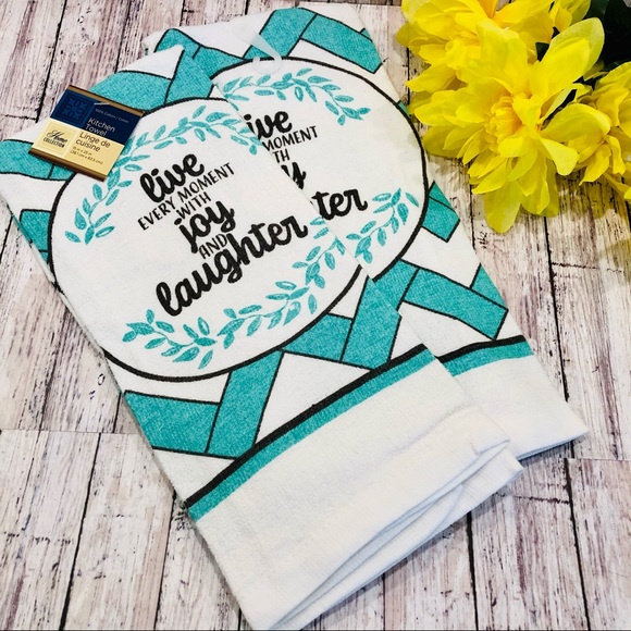 “Live Every Moment With Joy & Laughter Kitchen Set - Picture 3 of 5